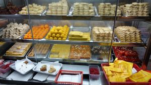 variety of sweets at Komala Vilas Sweets And Savouries in Central Singapore