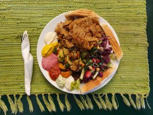 This donner plate was the one of the best things I have ever eaten!!!!! at Erbils in Munich