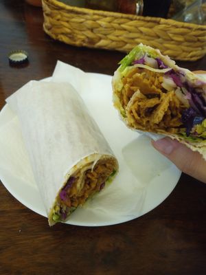 Standard seitan durum at Erbils in Munich