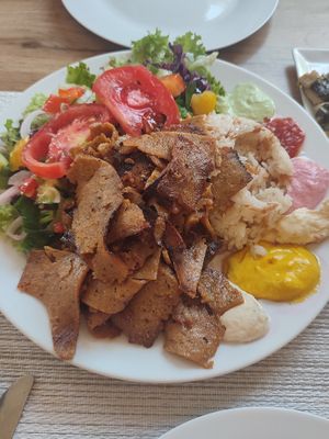 Kebab plate at Erbils in Munich