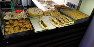 Falafel, Pide, Baklava, Engelshaar at Erbils in Munich