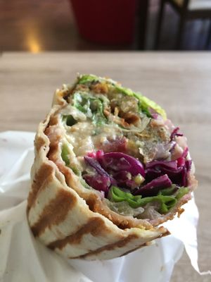 Falafeldürüm (falafel wrap) at Erbils in Munich