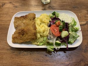 Schnitzel Teller   at Erbils in Munich