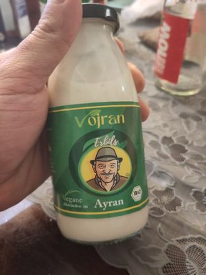Vegan ayran at Erbils in Munich