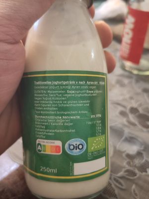 Vegan ayran at Erbils in Munich