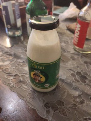 Vegan ayran at Erbils in Munich