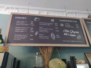 Speisekarte at Erbils in Munich