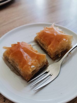 Love the dessert at Erbils in Munich