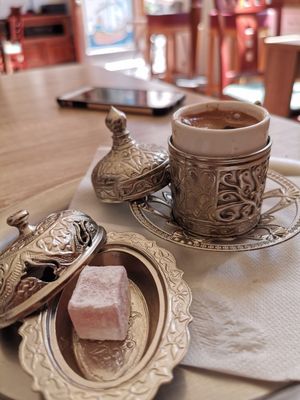 Nice coffee at Erbils in Munich