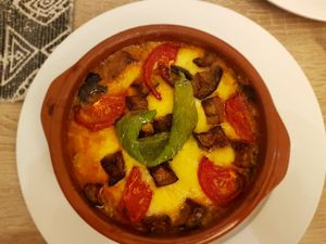 Vegan Eggplant Casserole at Erbils in Munich