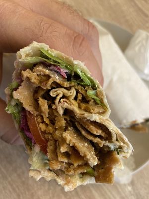 Super Delicious Doner wrap bursting with flavour! I want more! at Erbils in Munich