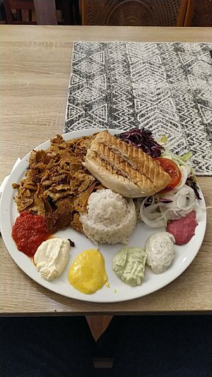 Royal Dönerteller at Erbils in Munich