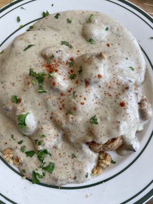 Biscuits and gravy  at Redwing Cafe in Seattle