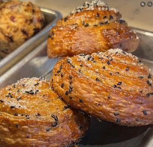 vegan sesame rolls. MMMMmm at Redwing Cafe in Seattle