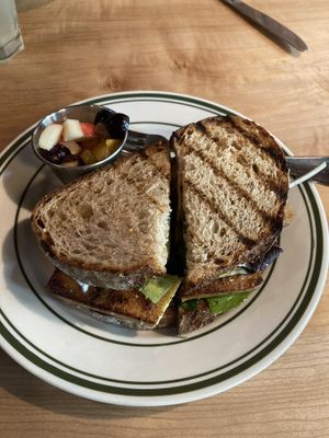 Redwing TLT w/ fruit cup  at Redwing Cafe in Seattle