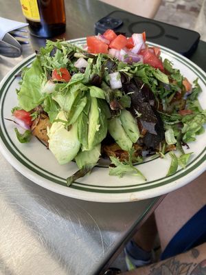 Rancheros with smoked tofu at Redwing Cafe in Seattle