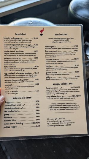  at Redwing Cafe in Seattle