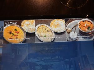 3 choices with many other choices inside at Station Krishna in Paris