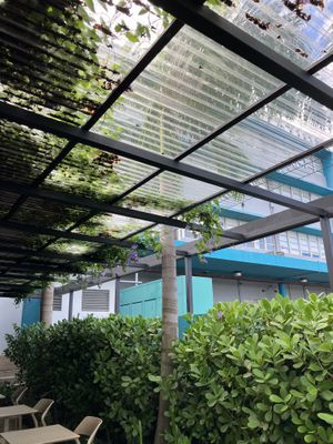 Outdoor and indoor dining   at Berlingeri Cocina Artesanal in San Juan