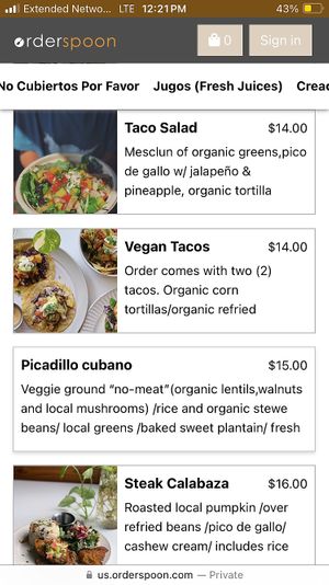   at Berlingeri Cocina Artesanal in San Juan