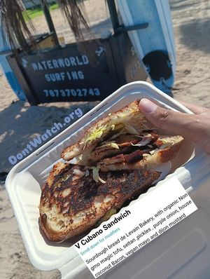 V cubano sandwhich at Berlingeri Cocina Artesanal in San Juan