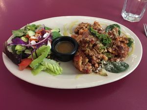 Lasagna with tofu ricotta  at Willows Plant-Based Eatery in Concord