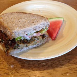 Southwest sandwich at Willows Plant-Based Eatery in Concord