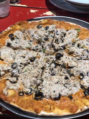 Vegan Zen Pizza at Vegan and Raw in Varanasi