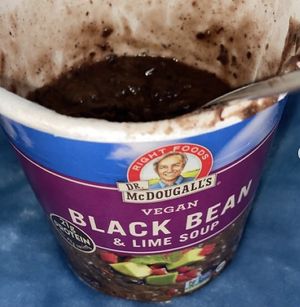 Black bean soup at Whole Foods Market in The Woodlands