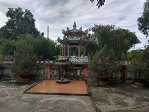 Near the restaurant at Sen Thien Quan in Nha Trang