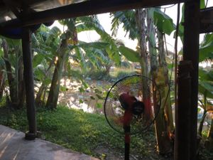 view from our table  at Sen Thien Quan in Nha Trang