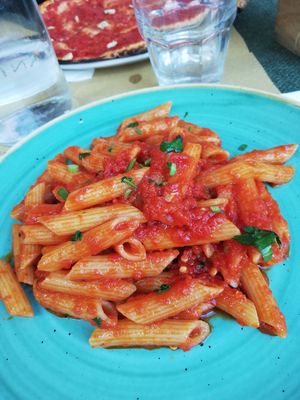 Penne at L'Insalata Ricca in Rome