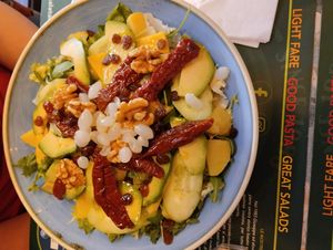 Salad with pineapples at L'Insalata Ricca in Rome
