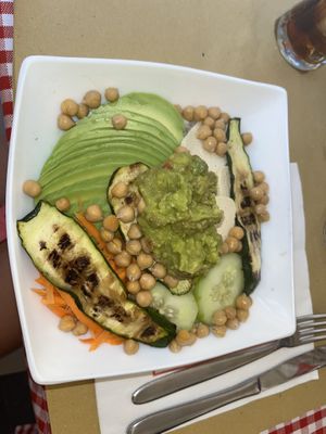 Vegan poke bowl  at L'Insalata Ricca in Rome