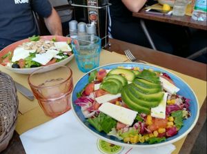 Avocado and Corn Salad at L'Insalata Ricca in Rome