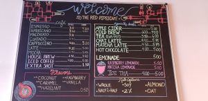 Updated drink menu. at Red Pipe in Forest Hills