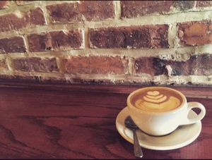 Cool independent coffee house vibe  at Red Pipe in Forest Hills