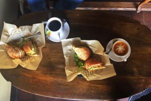 Lunch date  at Red Pipe in Forest Hills