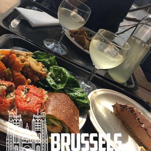 taking as much food as i desire? yes please????  at Moonfood  in Brussels