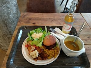 My haul from the buffet at Moonfood at Moonfood  in Brussels