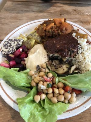 Raw lasagna was very good at Moonfood  in Brussels