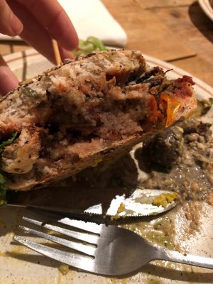 Soggy on the inside with stale bun...  at Moonfood  in Brussels