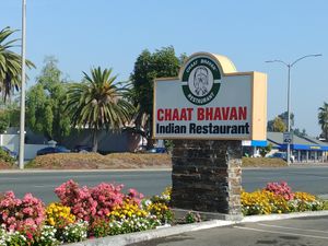 Sign at Chaat Bhavan in Sunnyvale