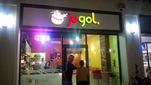 outside at Jugol in Tijuana