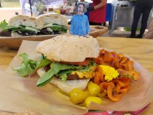 Vegan Burger at Alma Verde - Madero in Tijuana