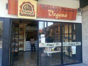 outside at Mana in Tijuana