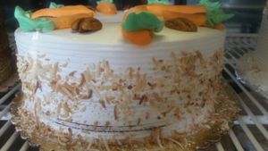 vegn carrot cake at Mana in Tijuana