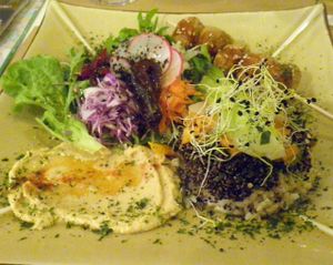 Hubby's nugget choice :) at Integral Figueres in Figueres