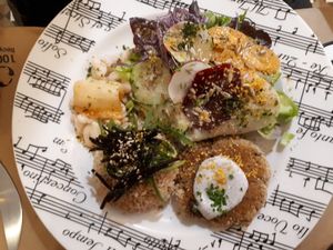 Mushroom burger at Integral Figueres in Figueres