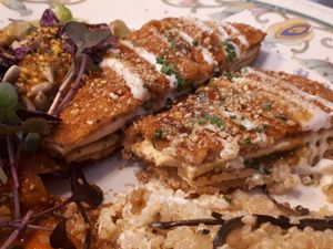 Crispy tofu at Integral Figueres in Figueres